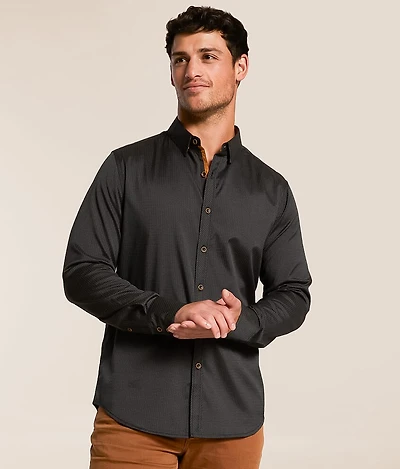 J.B. Holt Striped Standard Stretch Shirt