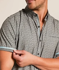 Floral Athletic Performance Stretch Shirt