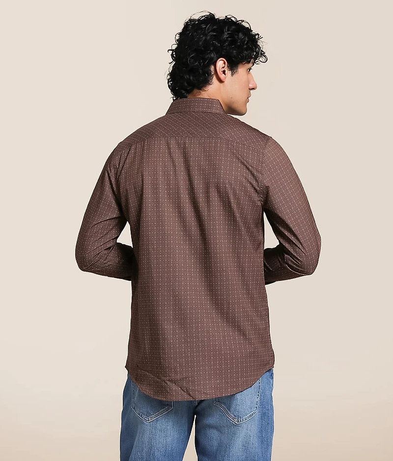 Dot Ripstop Standard Stretch Shirt