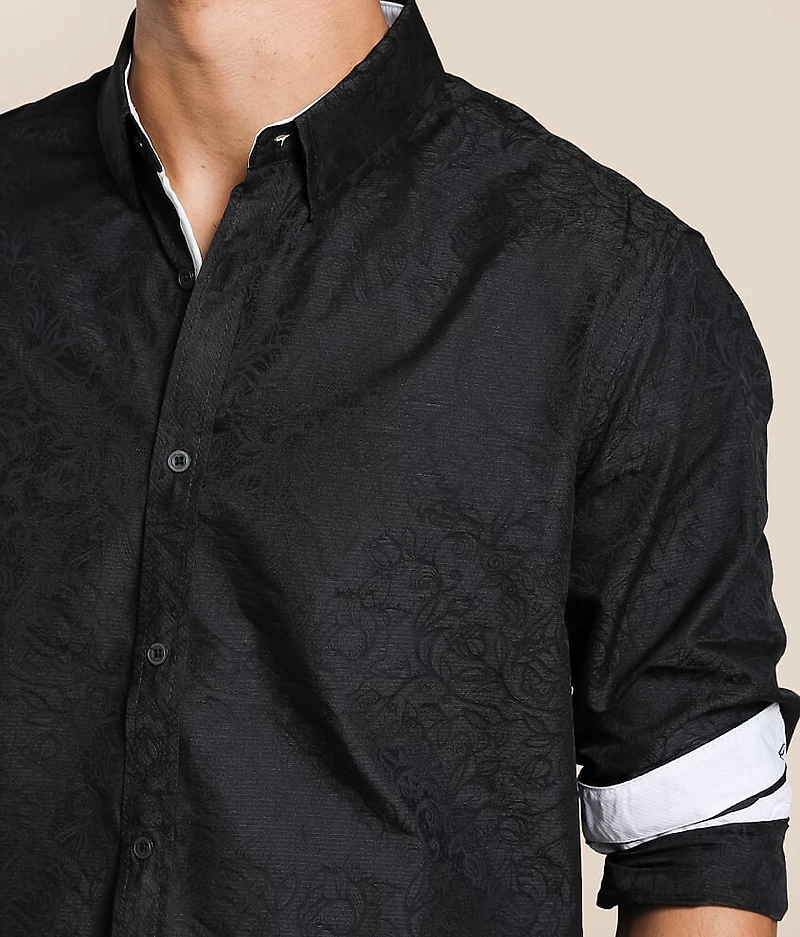 Floral Jacquard Standard Shirt