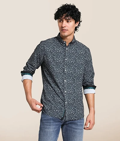Floral Ripstop Standard Stretch Shirt