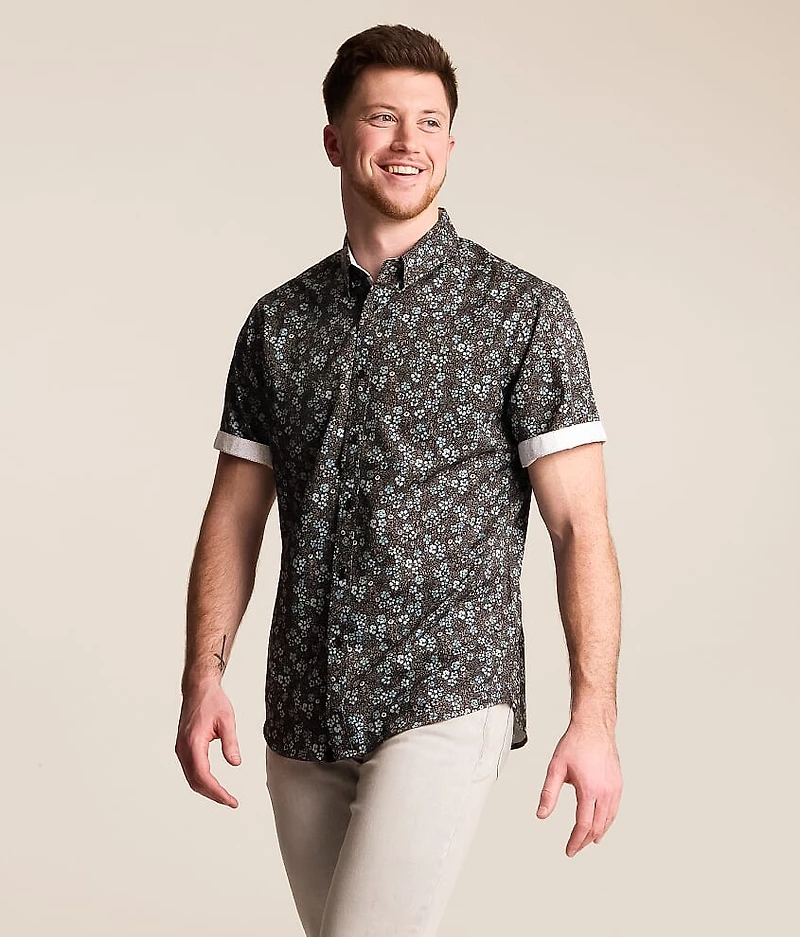 Floral Athletic Performance Stretch Shirt