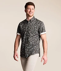 Floral Athletic Performance Stretch Shirt