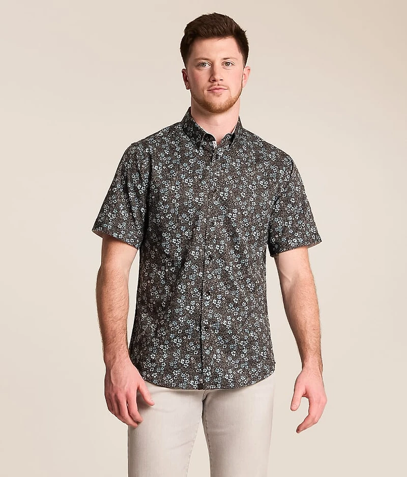 Floral Athletic Performance Stretch Shirt