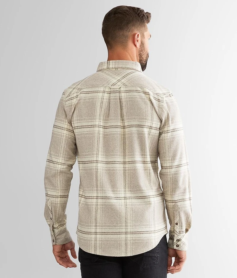 Brushed Plaid Stretch Shirt