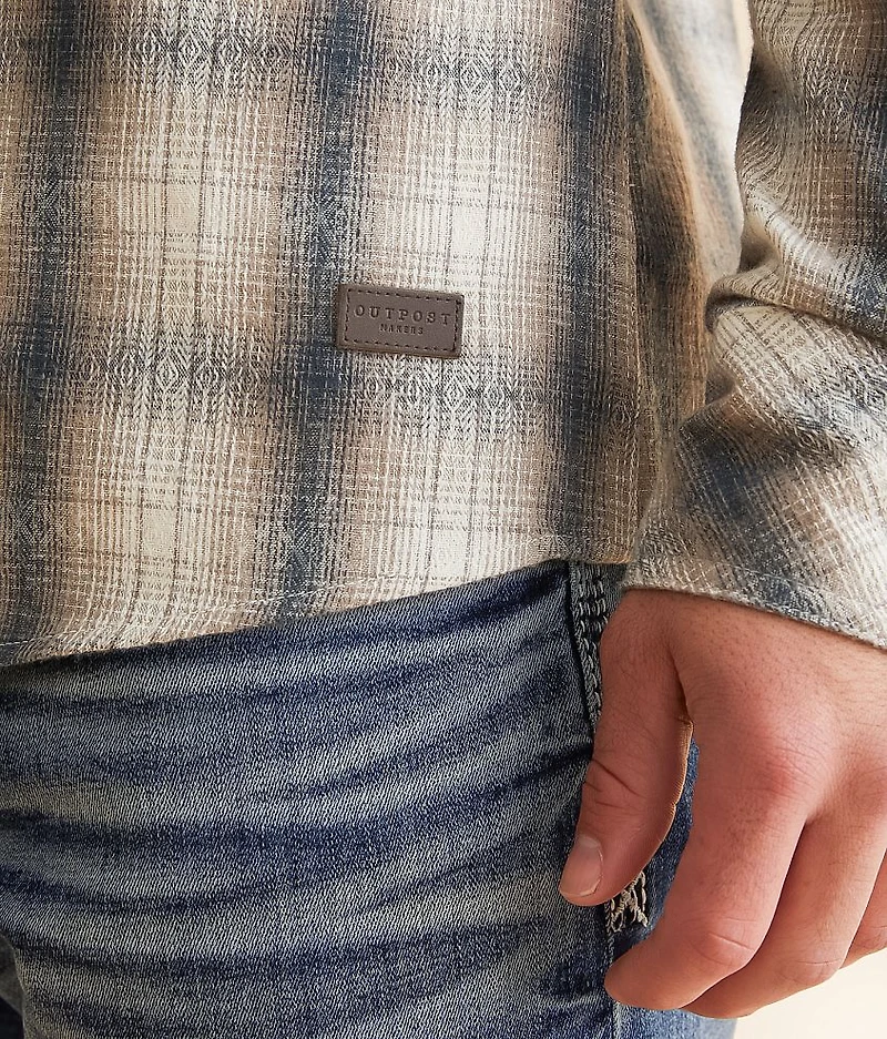 Brushed Plaid Athletic Shirt