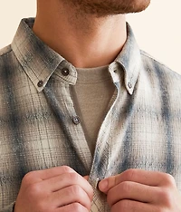 Brushed Plaid Athletic Shirt