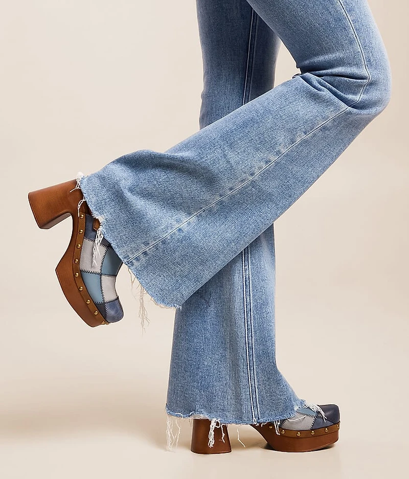 Frye and Co. Wylie Patchwork Heeled Clog