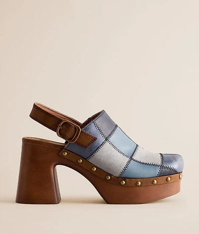 Frye and Co. Wylie Patchwork Heeled Clog