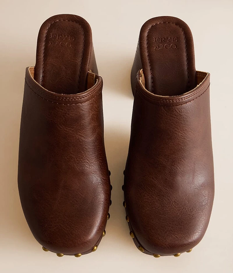 Frye and Co. Wylie Heeled Mule Clog