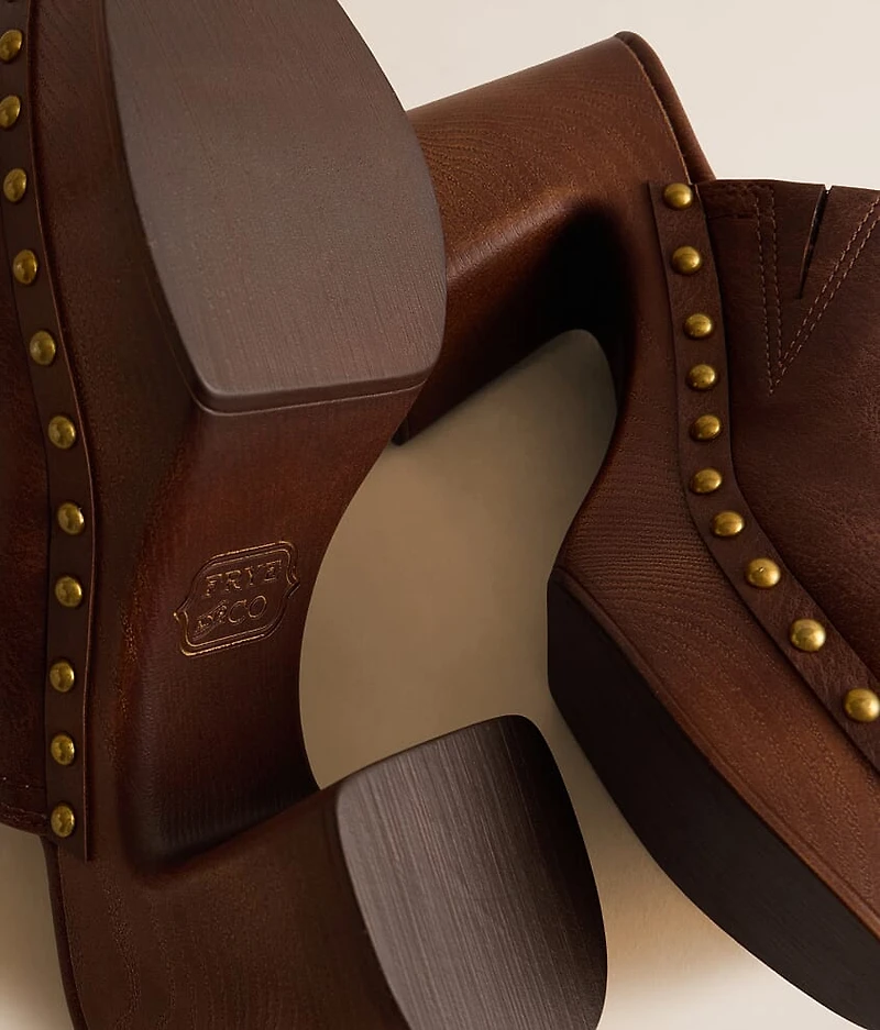Frye and Co. Wylie Heeled Mule Clog