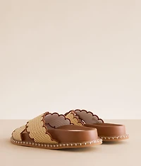 Scalloped Trim Sandal