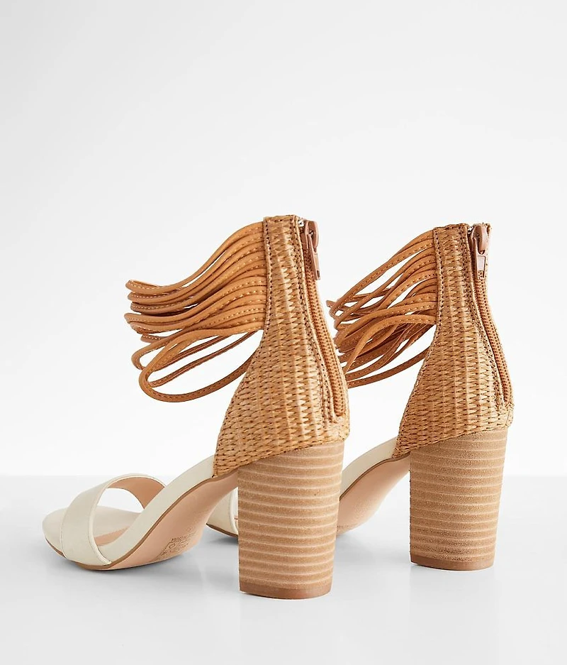 Wicker Heeled Sandal