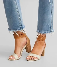 Wicker Heeled Sandal