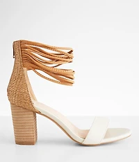 Wicker Heeled Sandal