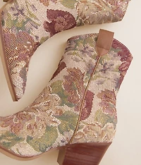 Floral Western Ankle Boot