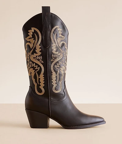 Amaya Embroidered Western Boot