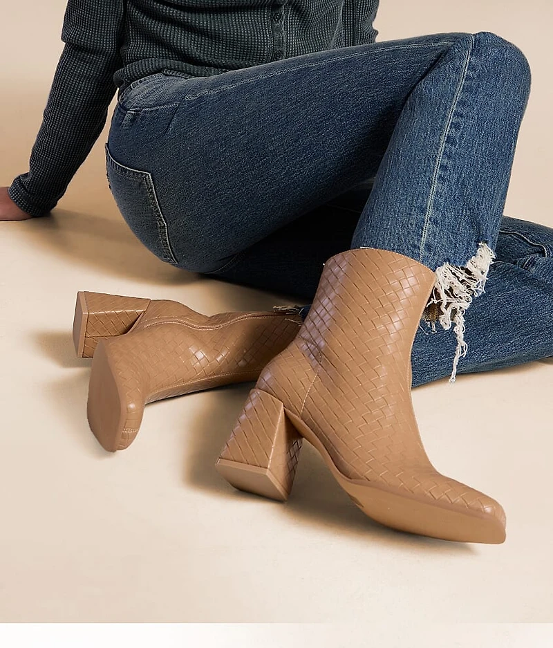 Demi Woven Ankle Boot