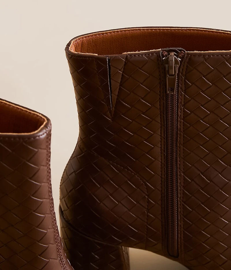 Demi Woven Ankle Boot