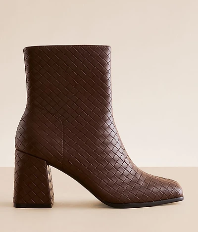 Demi Woven Ankle Boot