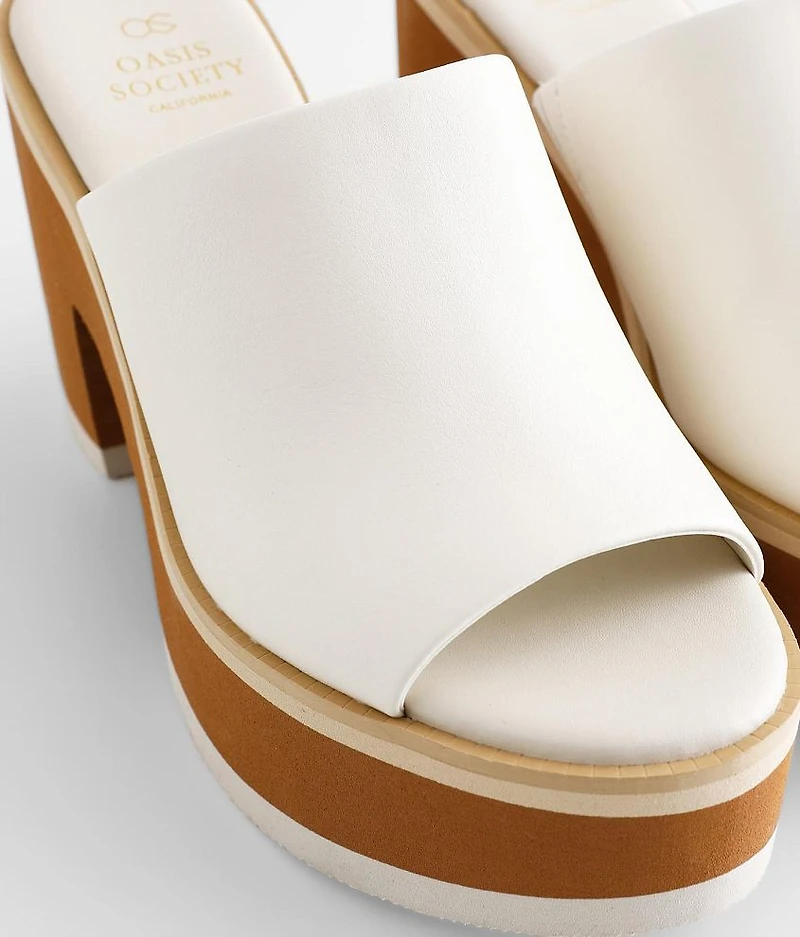 Clog Heeled Sandal