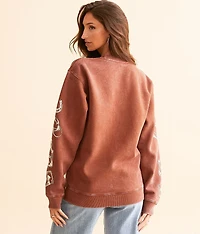 Cheers Cowboy Oversized Pullover