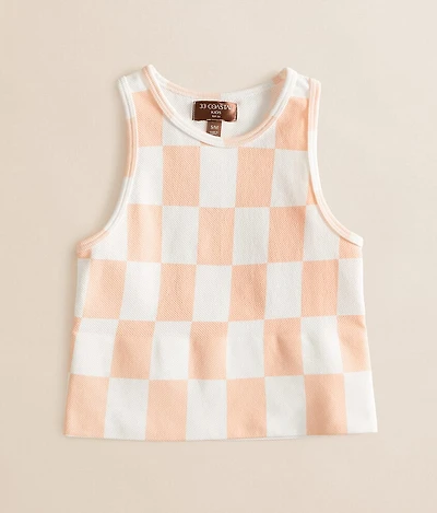 Girls - Checkered Tank Top