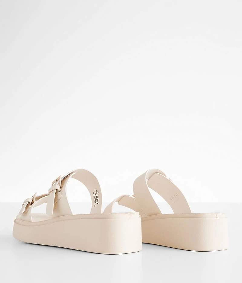 Deals Double Buckle Platform Sandal