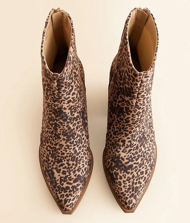 Elysees Cheetah Ankle Boot