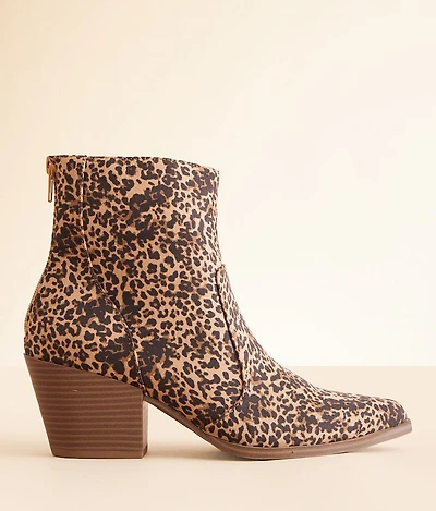 Elysees Cheetah Ankle Boot