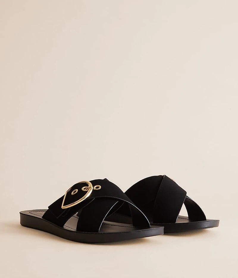 Graphics Big Buckle Sandal