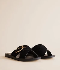 Graphics Big Buckle Sandal