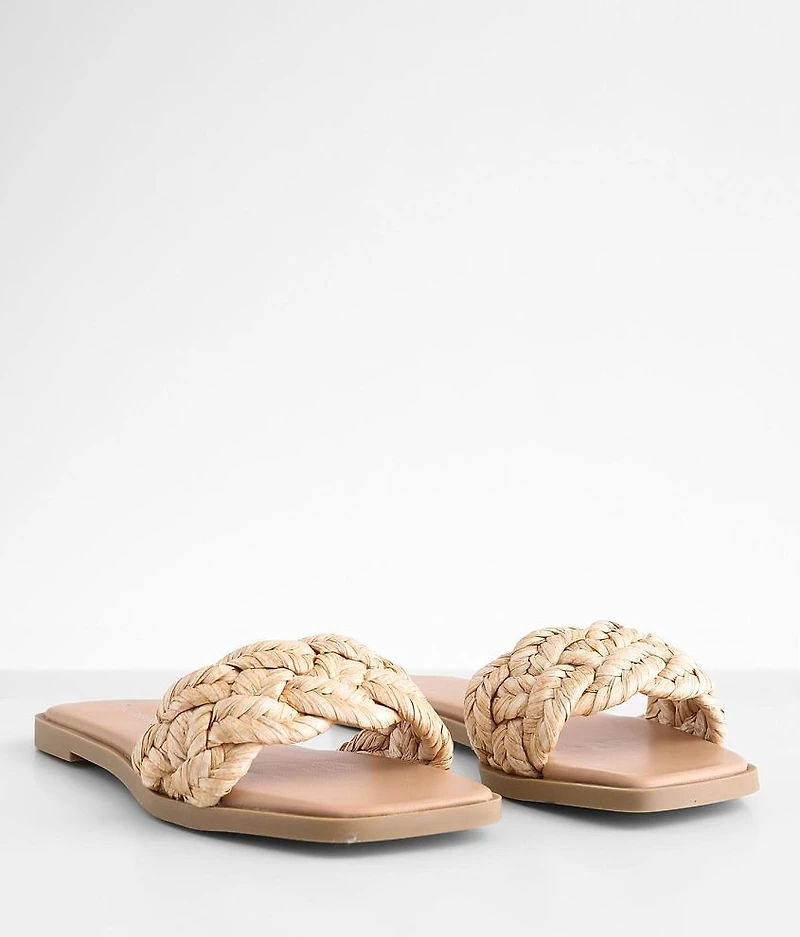Happier Rafia Braided Sandal