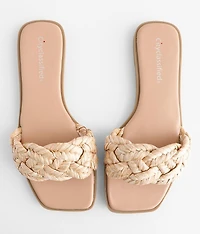Happier Rafia Braided Sandal
