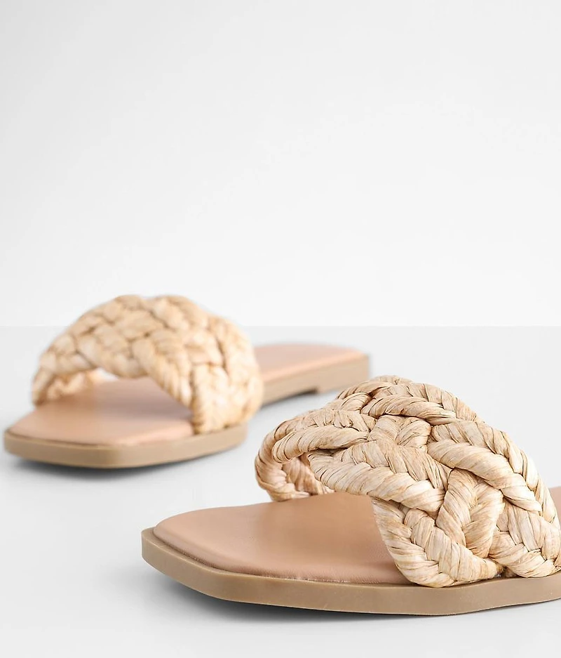 Happier Rafia Braided Sandal