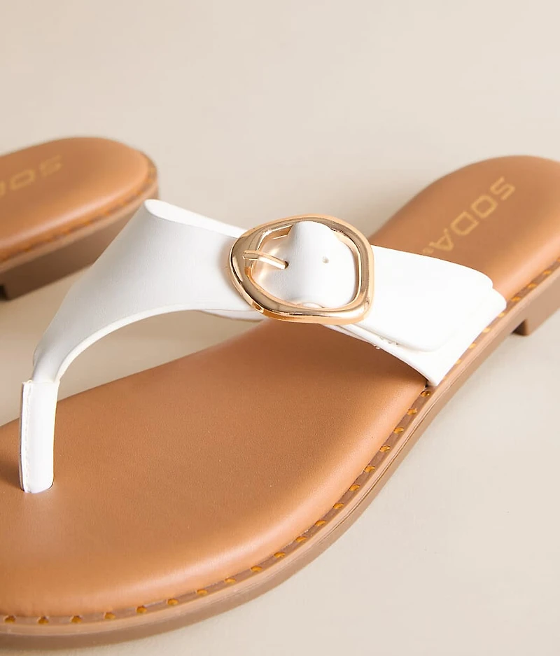 Tubas Big Buckle Flip Flop