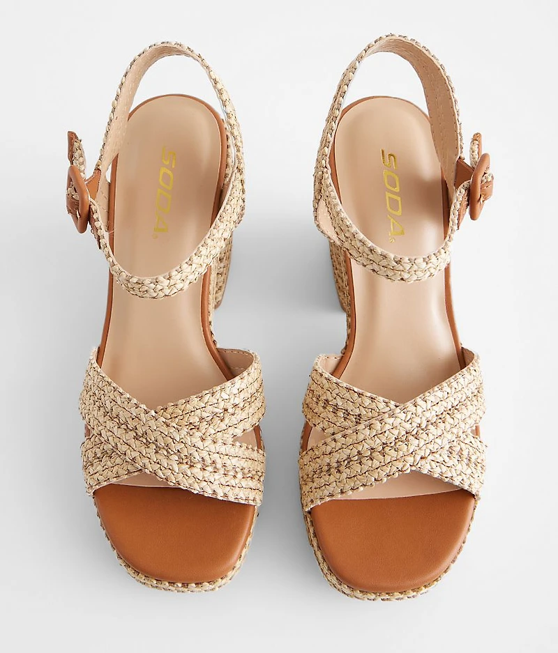 Yara Raffia Sandal
