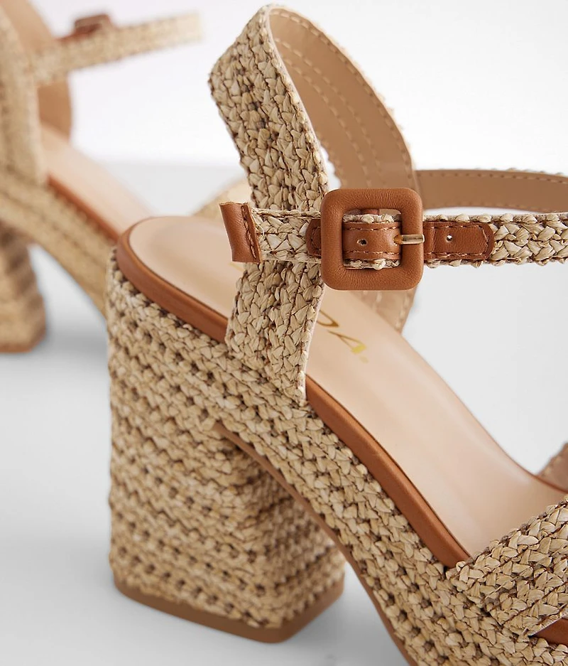 Yara Raffia Sandal