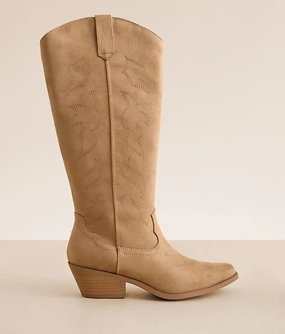 Zahara Tall Western Boot