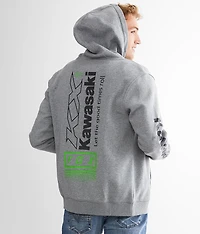 Racing Kawasaki Patch Hoodie