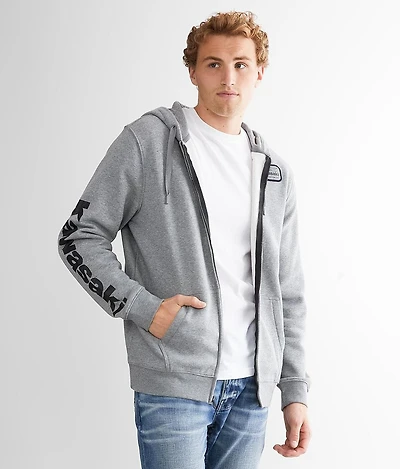Racing Kawasaki Patch Hoodie