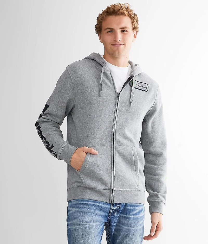 Racing Kawasaki Patch Hoodie