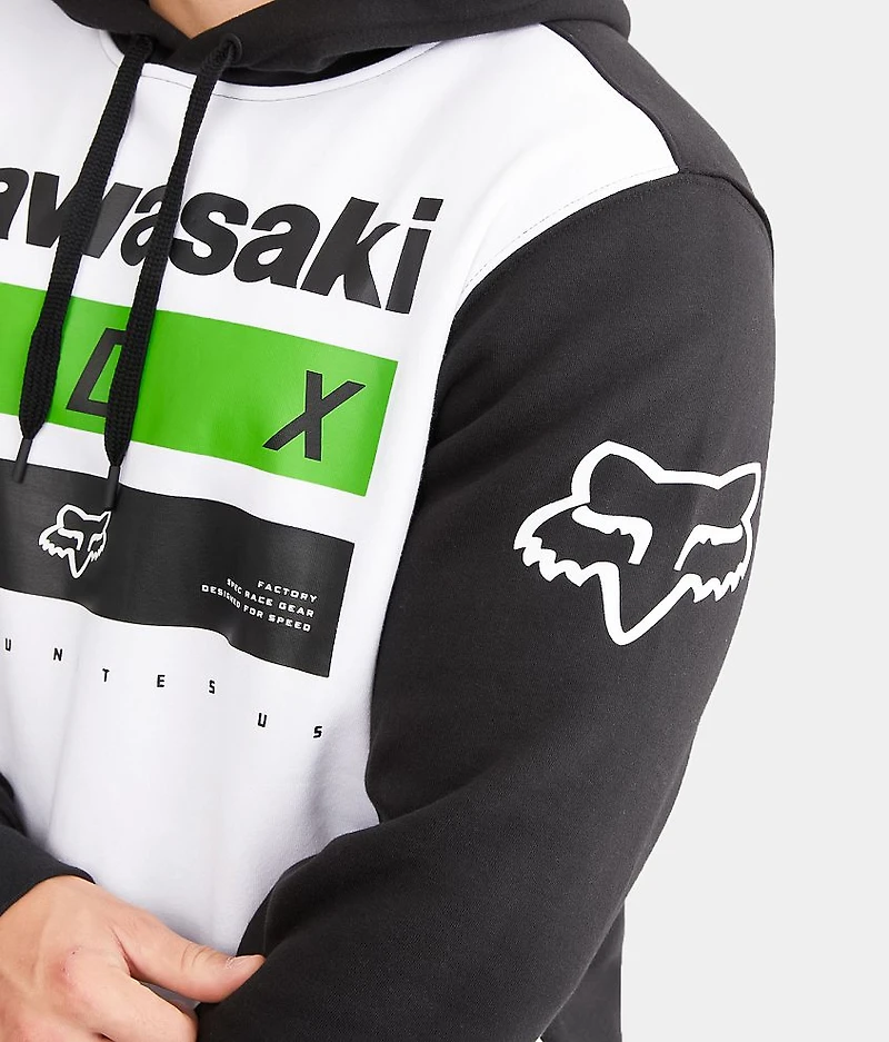 Racing Kawasaki Stripes Hooded Sweatshirt