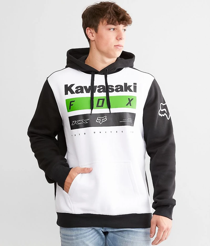 Racing Kawasaki Stripes Hooded Sweatshirt