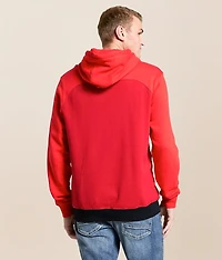 Fracture Color Block Hooded Sweatshirt
