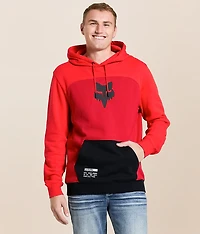 Fracture Color Block Hooded Sweatshirt