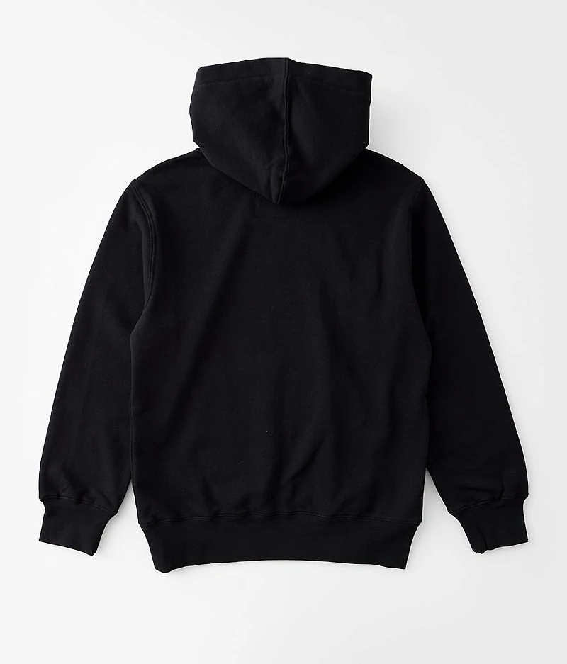 Boys - Optical Fleece Hooded Sweatshirt