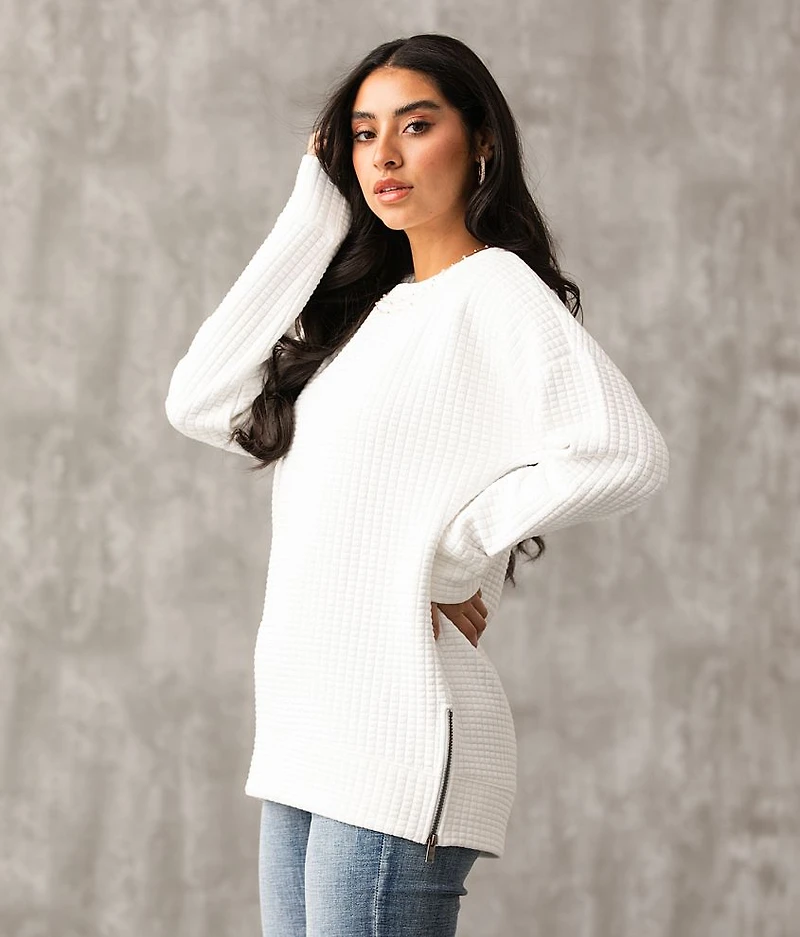Quilted Pullover