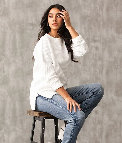 Quilted Pullover