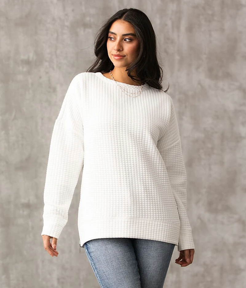 Quilted Pullover